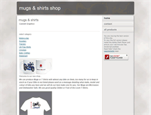Tablet Screenshot of mugsandshirts.com
